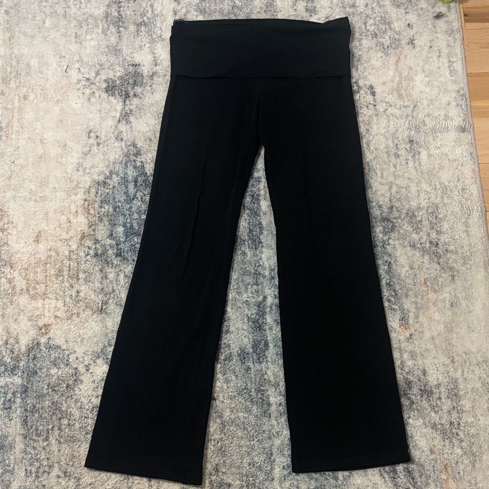 PINK Victoria's Secret Black Wide-Leg Pants